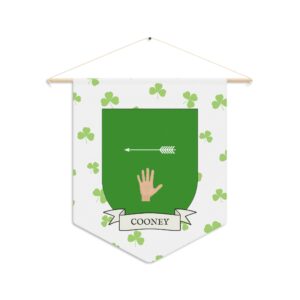 Cooney Family Coat of Arms Indoor Pennant