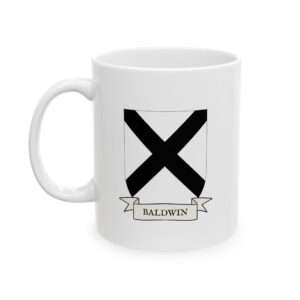Baldwin Family Coat of Arms Coffee Mug