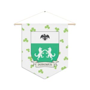 Donohue Family Coat of Arms Indoor Pennant