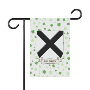 Baldwin Coat of Arms Garden Banner