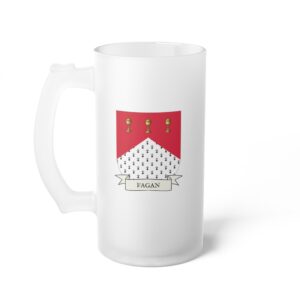 Fagan Family Coat of Arms Beer Mug