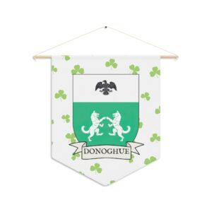 Donoghue Family Coat of Arms Indoor Pennant