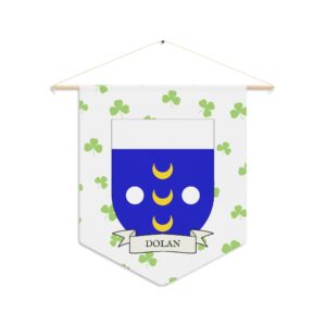 Dolan Family Coat of Arms Indoor Pennant