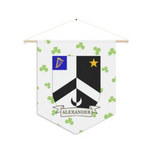 Alexander Family Coat of Arms Indoor Pennant