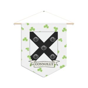 Connolly Family Coat of Arms Indoor Pennant