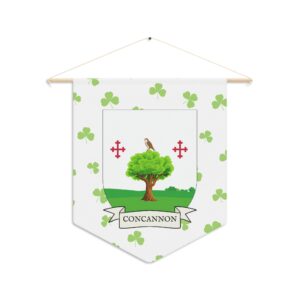 Concannon Family Coat of Arms Indoor Pennant