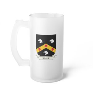 Beale Family Coat of Arms Beer Mug