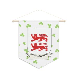 Clancy Family Coat of Arms Indoor Pennant