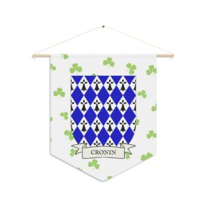 Cronin Family Coat of Arms Indoor Pennant