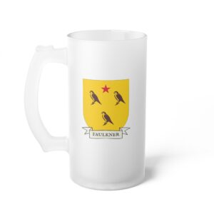 Faulkner Family Coat of Arms Beer Mug