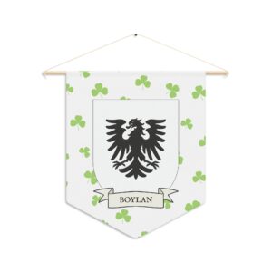Boylan Family Coat of Arms Indoor Pennant