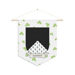 Looney Family Coat of Arms Indoor Pennant