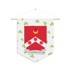 Knowlson Family Coat of Arms Indoor Pennant