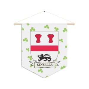 Kinsella Family Coat of Arms Indoor Pennant