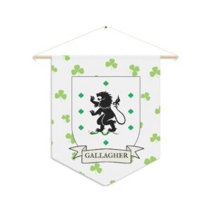 Gallagher Family Coat of Arms Indoor Pennant
