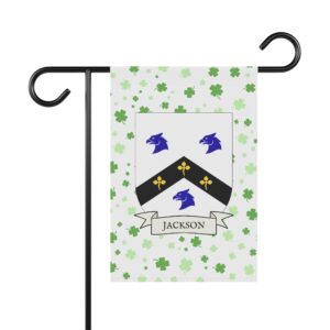 Jackson Coat of Arms Garden Banner
