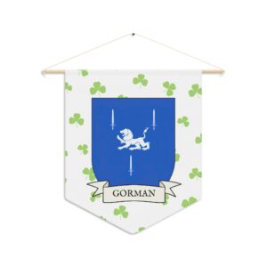 Gorman Family Coat of Arms Indoor Pennant