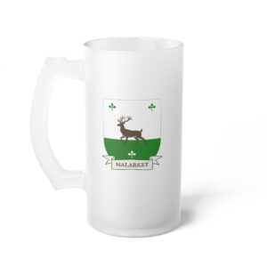 Malarkey Family Coat of Arms Beer Mug