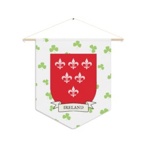 Ireland Family Coat of Arms Indoor Pennant