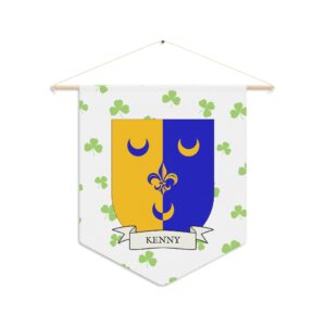 Kenny Family Coat of Arms Indoor Pennant