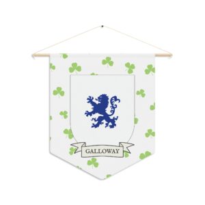 Galloway Family Coat of Arms Indoor Pennant