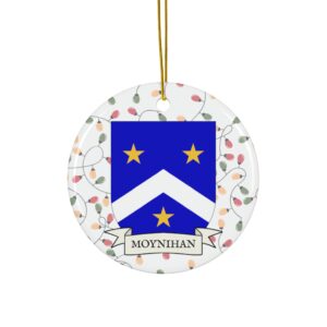Moynihan Family Coat of Arms Christmas Tree Ornament