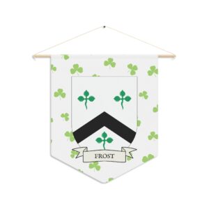 Frost Family Coat of Arms Indoor Pennant