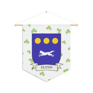 Flynn Family Coat of Arms Indoor Pennant