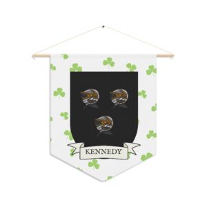 Kennedy Family Coat of Arms Indoor Pennant