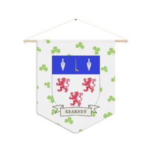 Kearney Family Coat of Arms Indoor Pennant