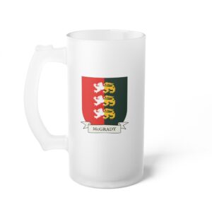McGrady Family Coat of Arms Beer Mug