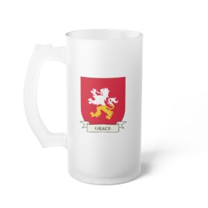 Grace Family Coat of Arms Beer Mug