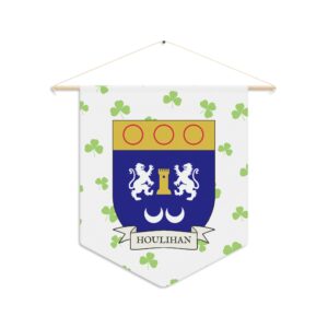 Houlihan Family Coat of Arms Indoor Pennant