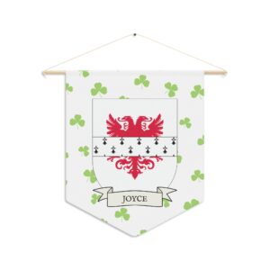 Joyce Family Coat of Arms Indoor Pennant