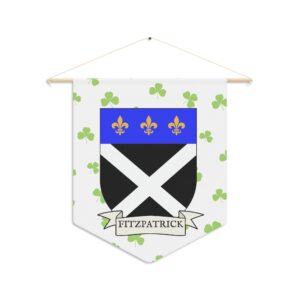 Fitzpatrick Family Coat of Arms Indoor Pennant