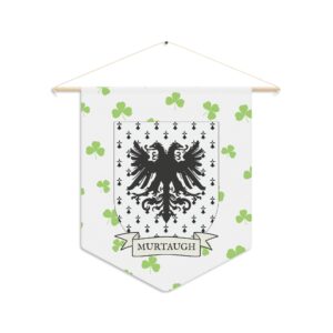 Murtaugh Family Coat of Arms Indoor Pennant