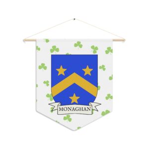 Monaghan Family Coat of Arms Indoor Pennant