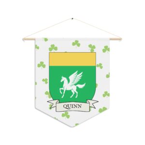 Quinn Family Coat of Arms Indoor Pennant