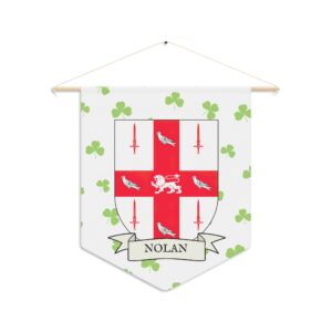 Nolan Family Coat of Arms Indoor Pennant