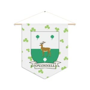 O'Connell Family Coat of Arms Indoor Pennant