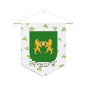 O'Reilly Family Coat of Arms Indoor Pennant