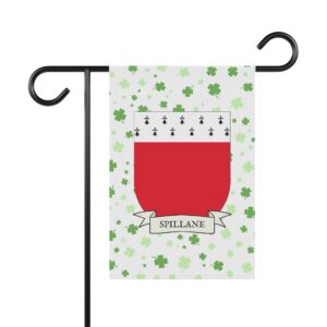 Spillane Family Coat of Arms Garden Banner