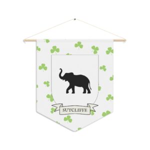 Sutcliffe Family Coat of Arms Indoor Pennant