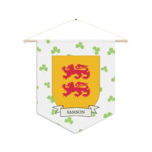Samson Family Coat of Arms Indoor Pennant