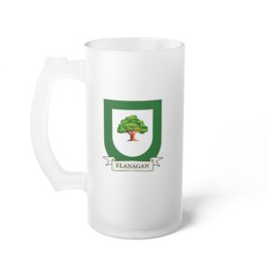 Flanagan Family Coat of Arms Beer Mug