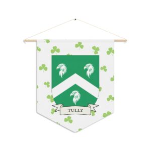 Tully Family Coat of Arms Indoor Pennant