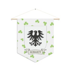 Moriarty Family Coat of Arms Indoor Pennant