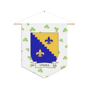 O'Shea Family Coat of Arms Indoor Pennant