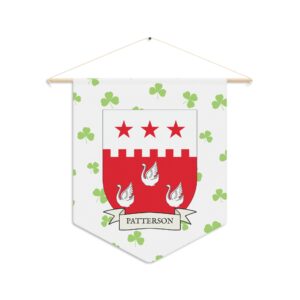 Patterson Family Coat of Arms Indoor Pennant