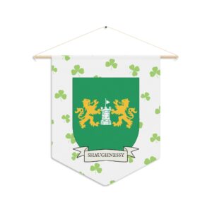 Shaughnessy Family Coat of Arms Indoor Pennant